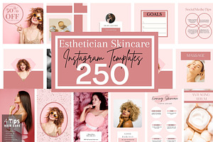 250 Editable Beauty and Skincare soc
