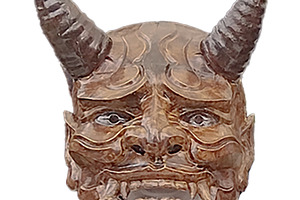 Monster japanese mask isolated photo, an Arts & Entertainment Photo by DanFLCreativo