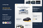 HOLIUM - Car Dealer and Services Lan, an UI Kit Template by ENATIVE (Thumbnail 1 of 4)