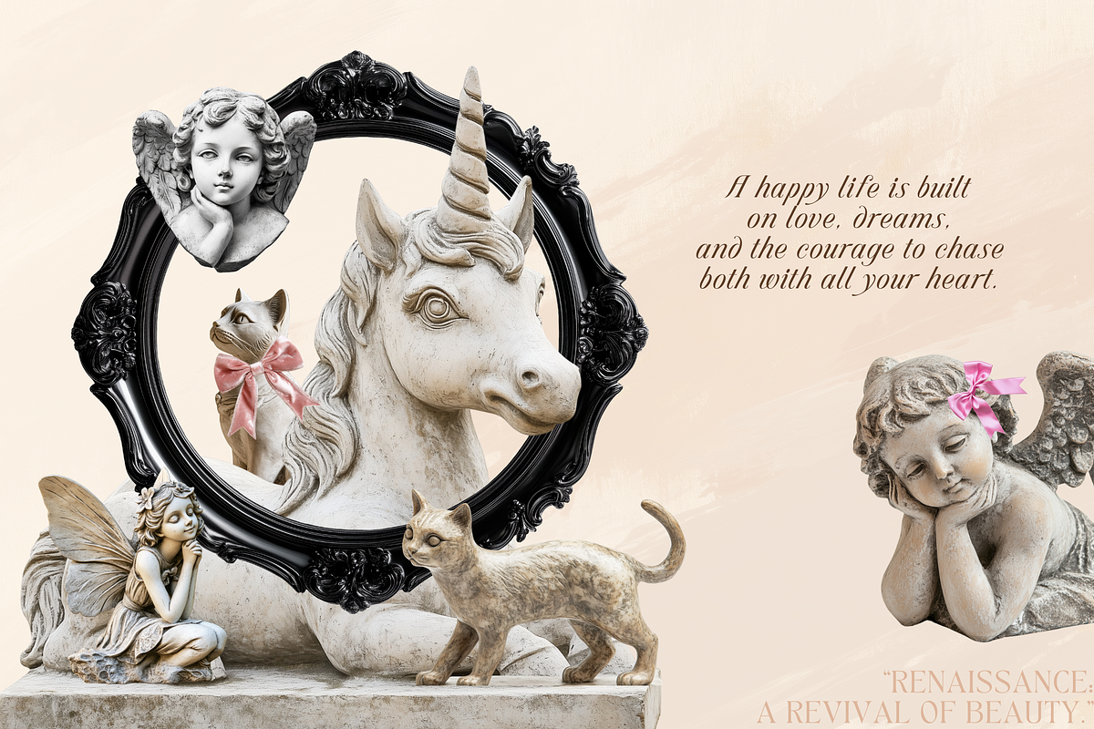 Vintage Renaissance Collage, an Object Graphic by barsrsind (Photo 3 of 9)