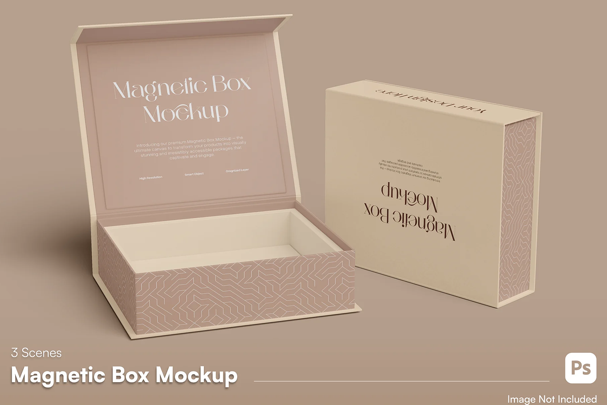 Cardboard Box Mockup Set, a Mockup by graphicsauce (Photo 1 of 4)