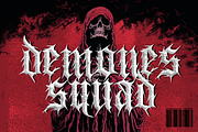 BONES Blackletters Gothic Display, a Blackletter Font by dansdesign (Thumbnail 4 of 8)