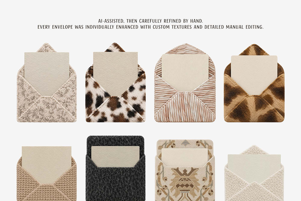 Cozy Textile Stationery Kit, an Object Graphic by DigARTbyHavroshka (Photo 7 of 12)