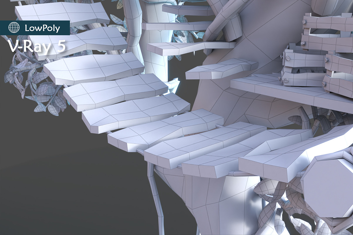 Subdivision&LowPoly fairy tree house, an Architecture 3D Model by Cute & 3D (Photo 17 of 28)