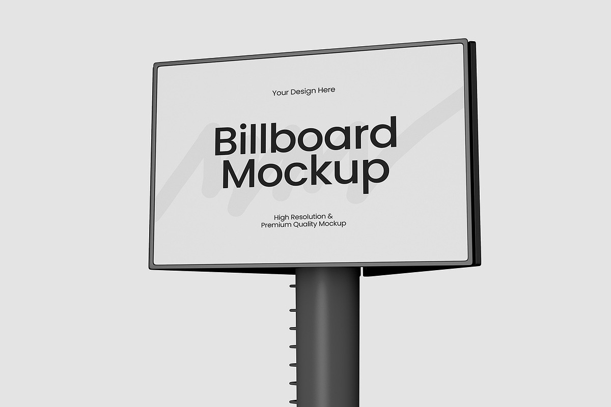 Street Advertising Billboard Mockup, an Advertising Mockup by graphypix (Photo 3 of 4)