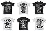100 Vector Tshirt Designs ( B/W ), an Illustration by roach_graphic (Thumbnail 10 of 20)