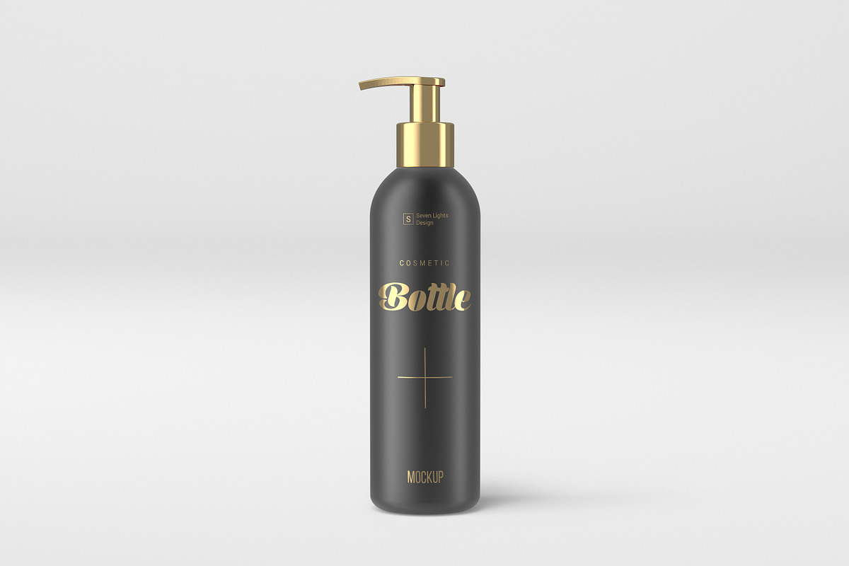 Cosmetic Bottle Mockup #1, a Cups & Container Mockup by Seven Lights (Photo 4 of 9)
