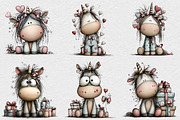 Cute Valentine's Day Unicorn Sublima, an Illustration by DreamCafeArt (Thumbnail 6 of 6)