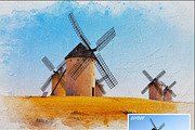 Watercolor Photoshosp Effect, an Action Add-On by 3d_model_tifotizi (Thumbnail 2 of 2)