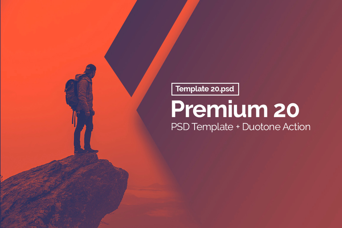 PSD Template + Duotone Action, an Action Add-On by Graphicboom (Photo 22 of 32)