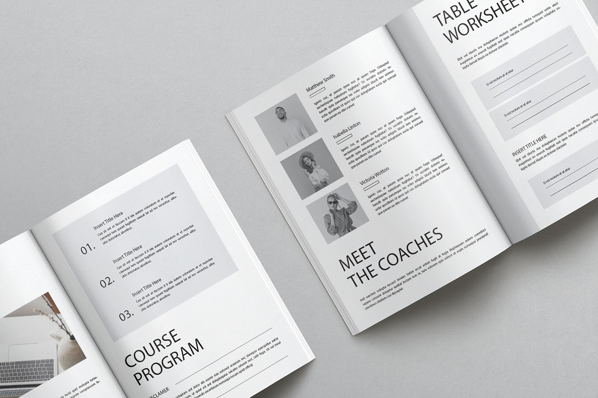 Workbook Template, a Brochure Template by RsmBoutique2021 (Photo 3 of 5)