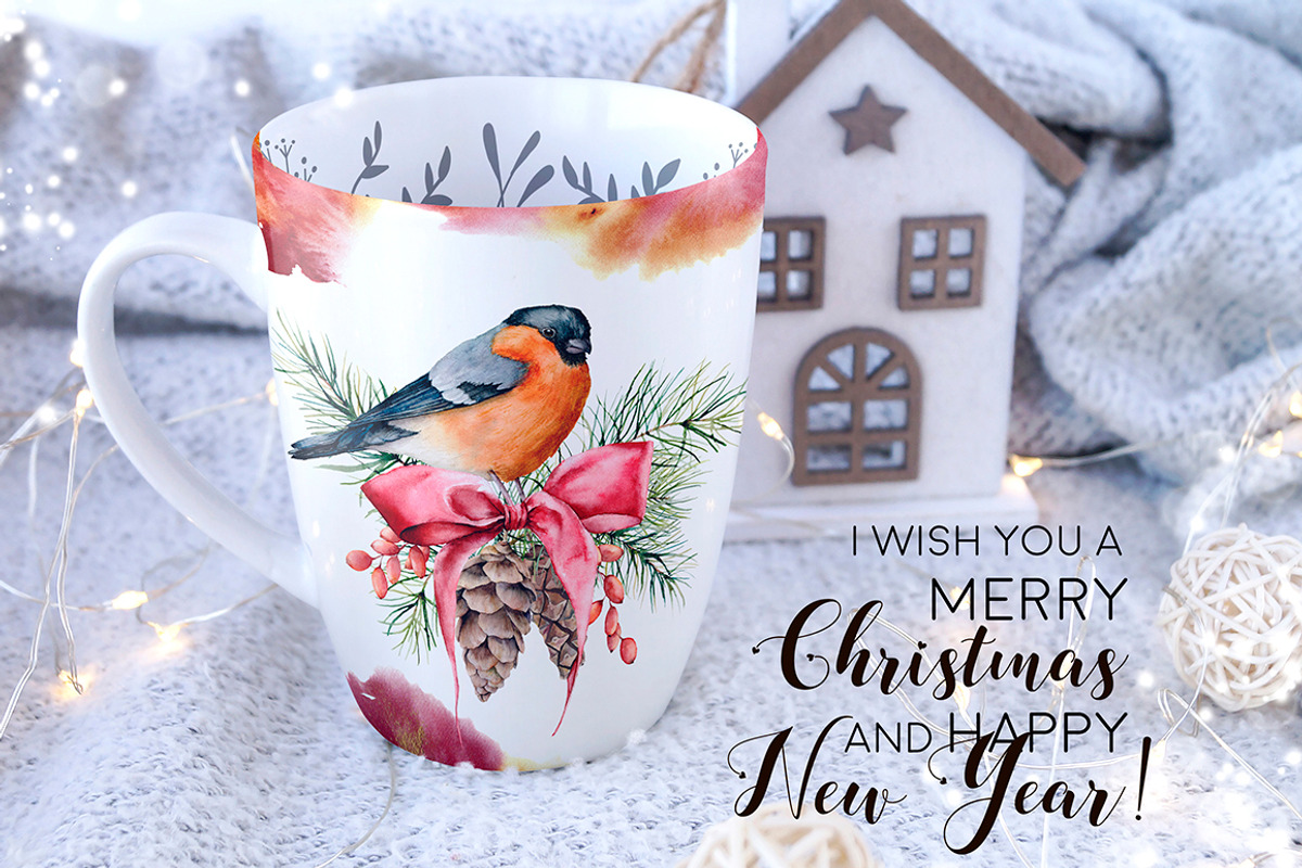 Christmas traditions Watercolor set, a Seasonal Illustration by Yuliya Derbisheva (Photo 13 of 13)