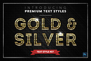 Gold & Silver #3 - 15 Text Styles, a Layer Style Add-On by Jonas Stensgaard (Thumbnail 8 of 18)