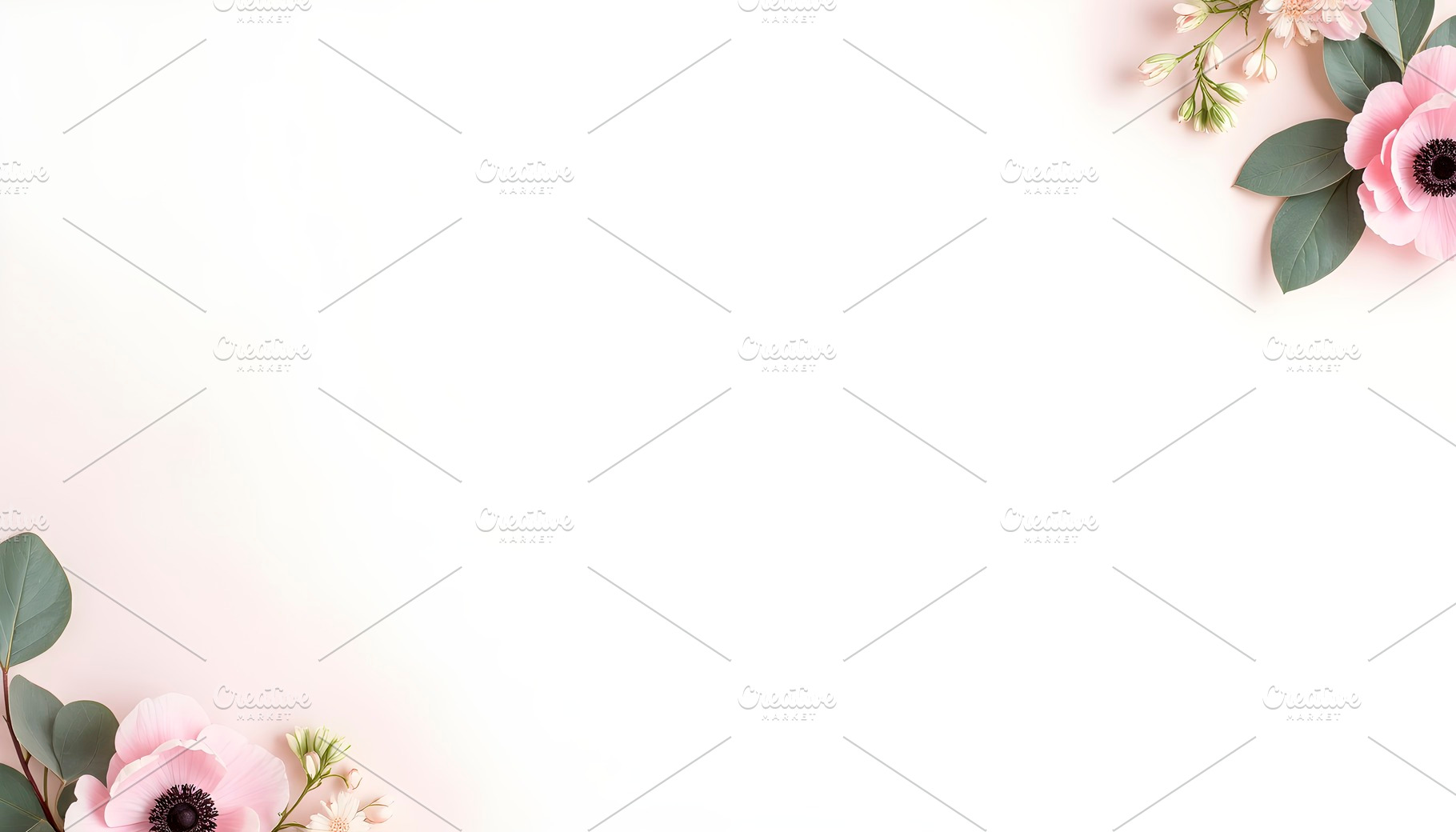 Elegant Minimal Floral Frame With Sh, a Photo by LOGOCREATIVE