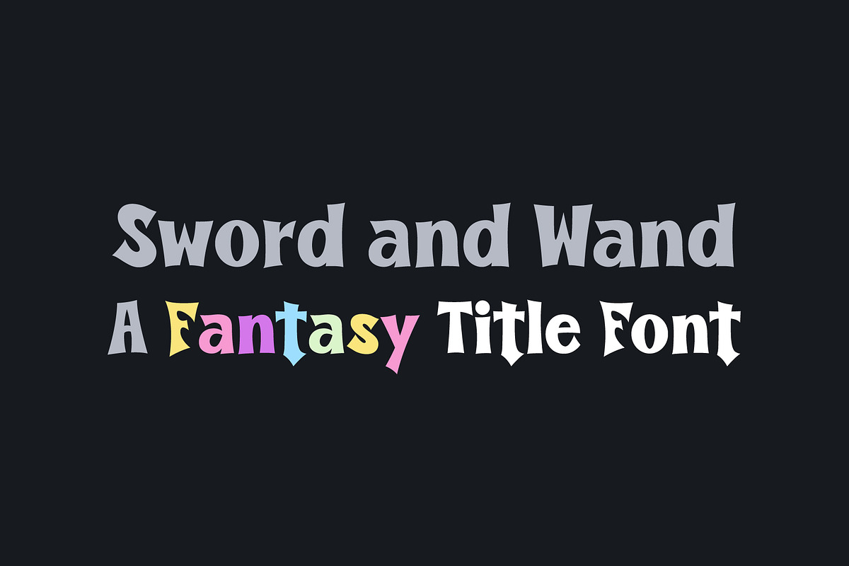 Sword and Wand, a Blackletter Font by BBtypeStudios (Photo 8 of 10)