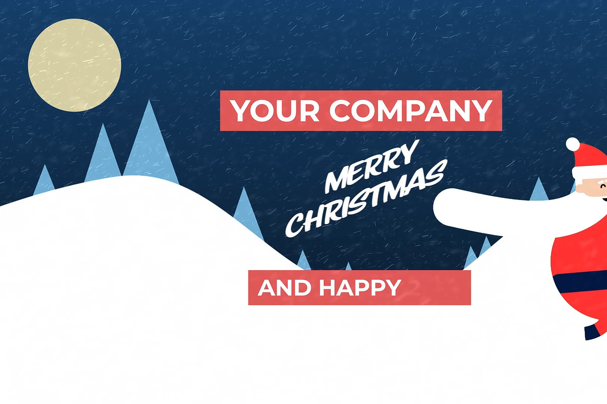 Santa Walking Gift Logo Reveal AEP, a Templates & Theme by Josep Motion (Photo 1 of 2)