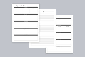 Generic Planning Pages Set V-04