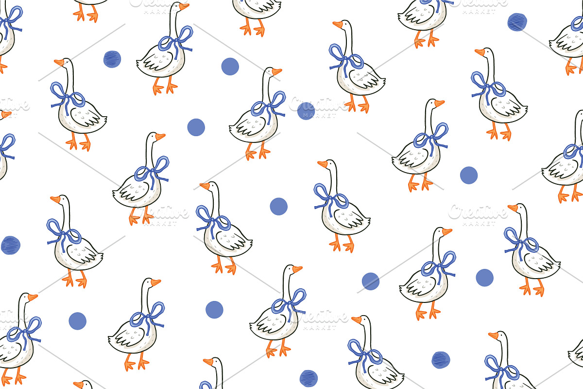 Baby textile prints collection, a Pattern Graphic by GooseFrol (Photo 14 of 33)