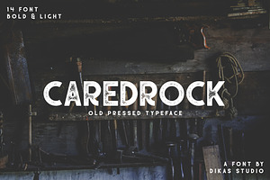 Caredrock - 14 Fonts Style Extras