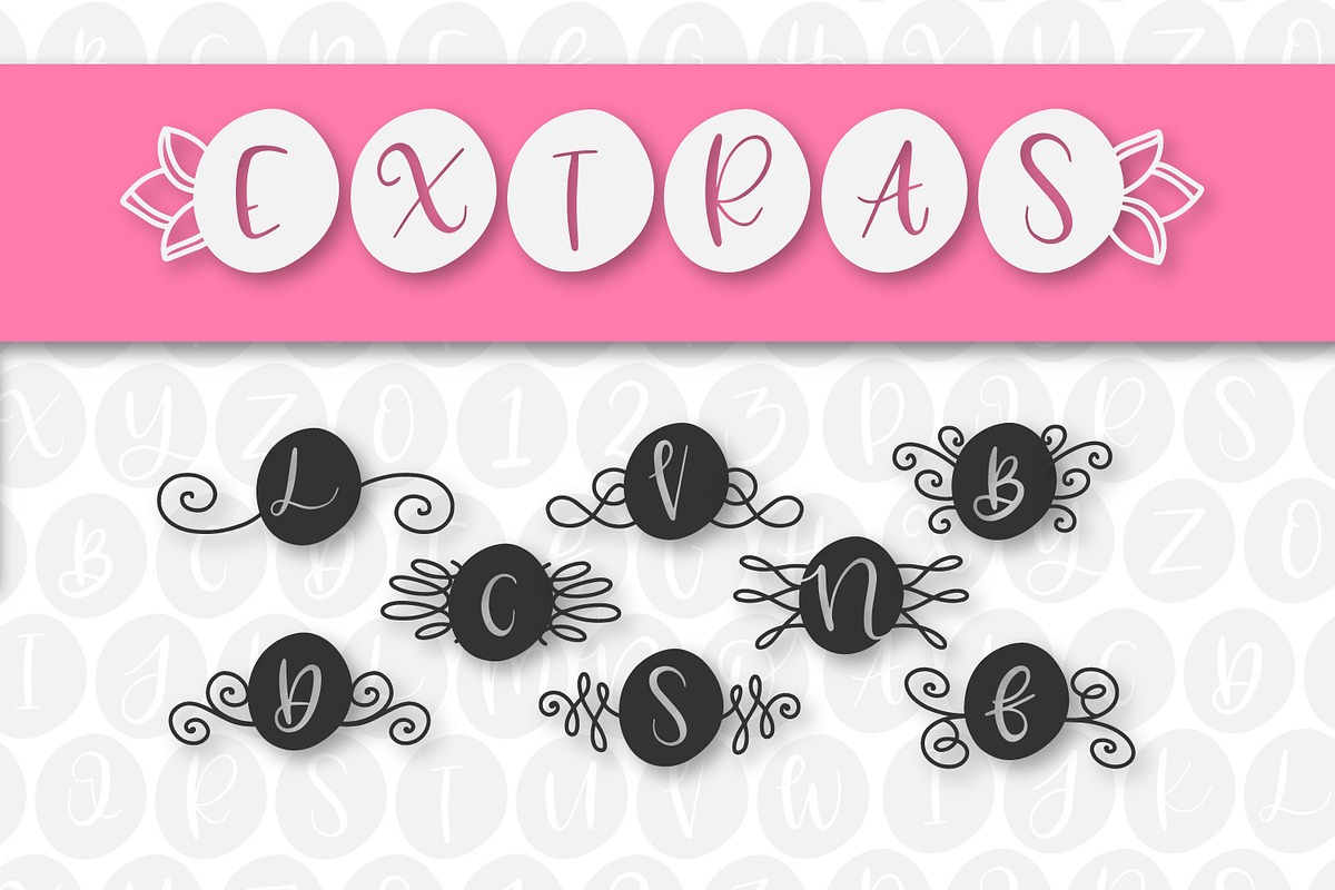 Chapel - A Circle Hand Lettered Font preview 4