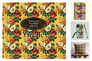 Virelle - Botanical Floral Pattern, an Illustration by Brush Berry Studios (Thumbnail 1 of 9)