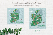 Illustrated travel map of Ireland, a Food Illustration by MagicForestory (Thumbnail 3 of 5)