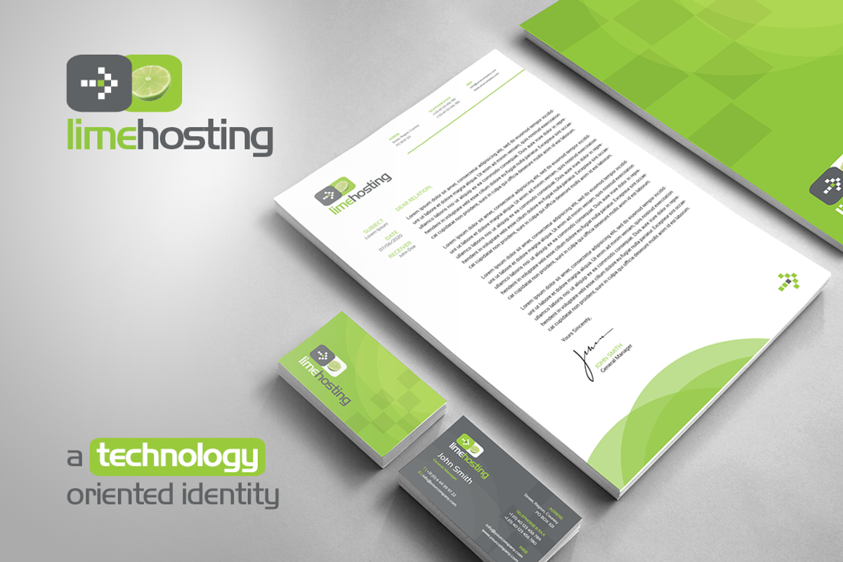 RW Tech Hosting Identity + Logo, a Stationery Template by Reclameworks (Photo 1 of 5)