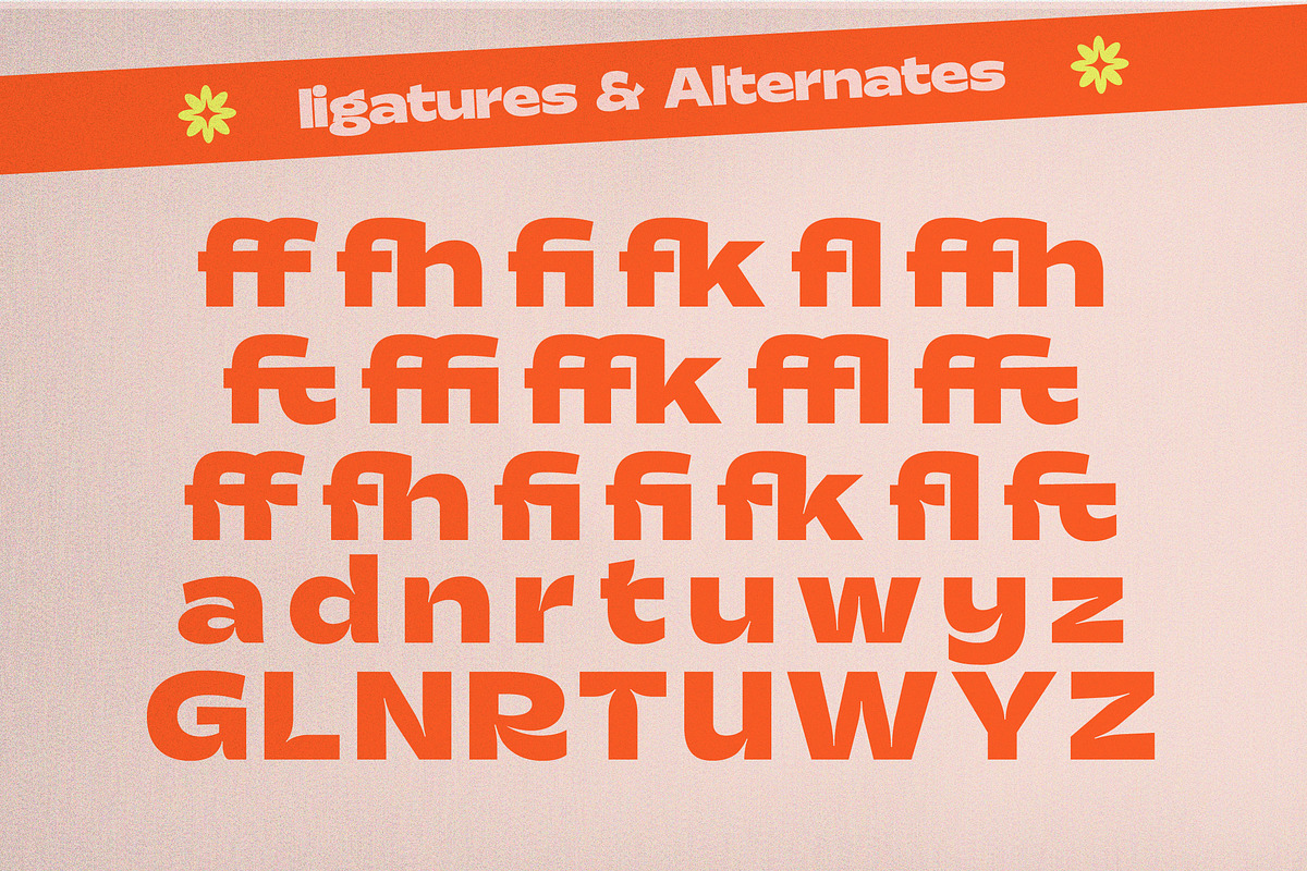 Bugky Groft - Bold Retro Sans, a Sans Serif Font by timelesstype.co (Photo 11 of 15)