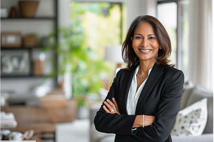 Indian female real estate agent, a Person Photo by Lermont51