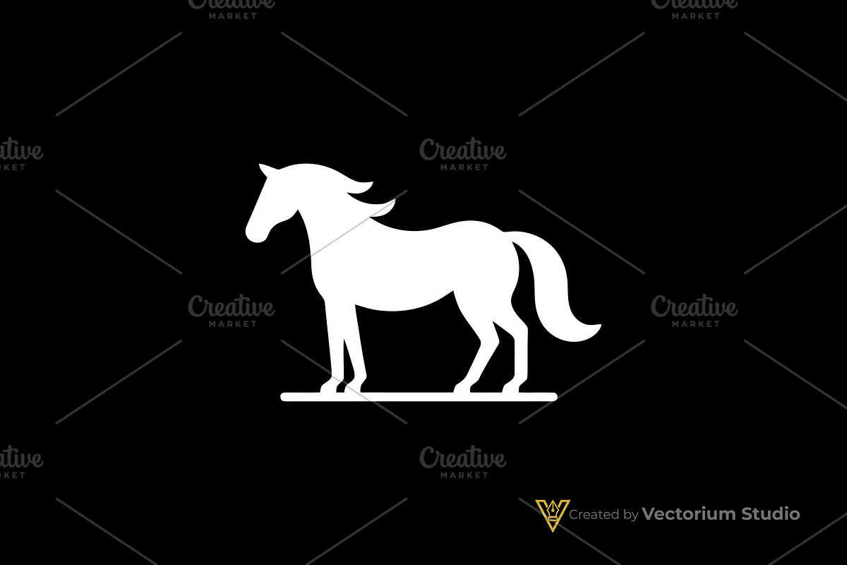 Minimalist Horse Stable Logo Design, a Branding & Logo Template by ...