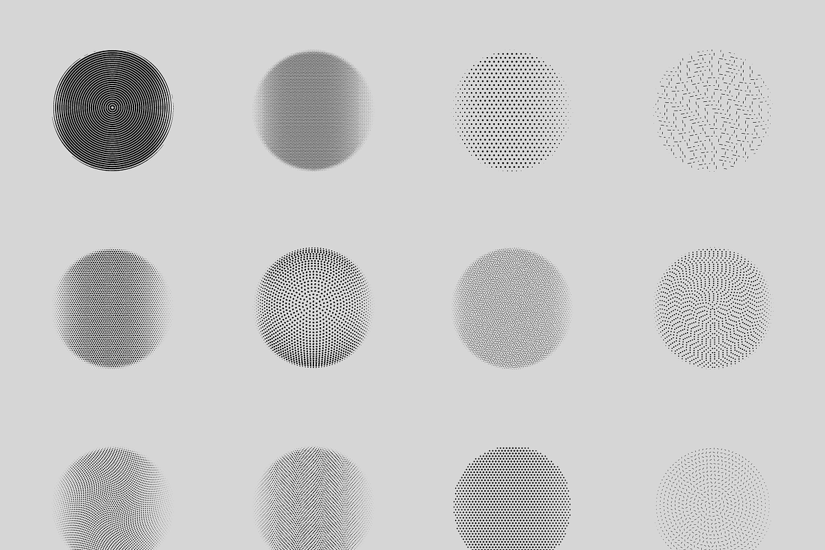 CircleTones Vol.4 | Gradated Circles, a Texture Graphic by invisiblelayer (Photo 2 of 5)