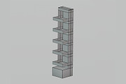 Cardboard display stand 3d model, an Object 3D Model by fahad121 (Thumbnail 5 of 5)
