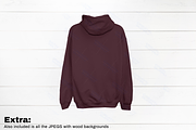 Gildan Hoodie Mockup Back Bundle, a Hoody Mockup by creativsupply (Thumbnail 4 of 5)