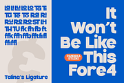 Talina - Playful Bold Sans, a Sans Serif Font by Pandeka Studio (Thumbnail 6 of 9)