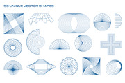 Mid-Century Retro Spiral Shapes, an Object Graphic by Boo Guevara Shop (Thumbnail 2 of 4)