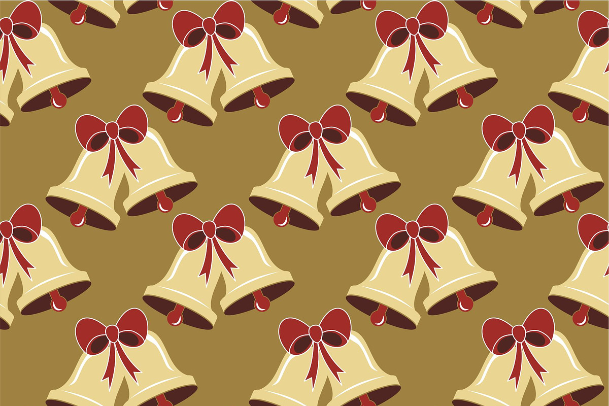 Vintage Christmas digital paper, a Pattern Graphic by ItsDianaDesign (Photo 3 of 8)