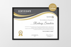 Canva Certificate Template