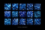 Sapphire gemstone wallpaper pack, a Wallpaper Graphic by existacial (Thumbnail 2 of 4)