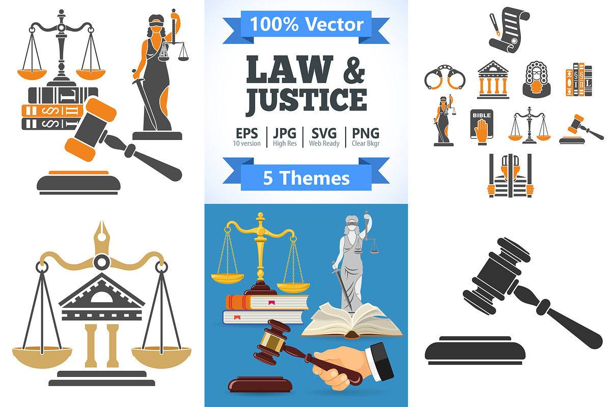 Law and Justice Concepts, an Object Illustration by TAlex (Photo 1 of 7)