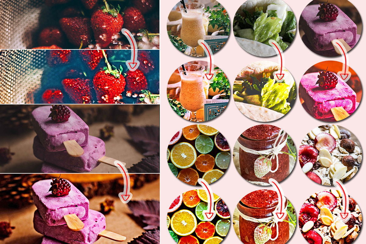 (SALE 85%) Foodaphile 15 PS Actions, an Action Add-On by Linspace (Photo 13 of 14)