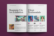Art Gallery Exhibition Catalog, a Brochure Template by E-Type (Thumbnail 7 of 8)