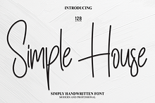 Simple House | Script Font