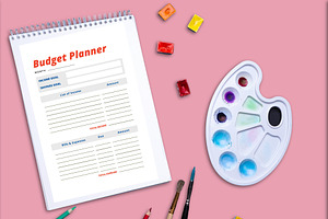 Budget Planner For Printing