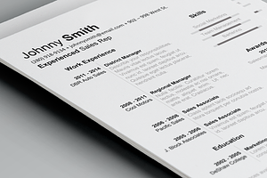 History Resume Template