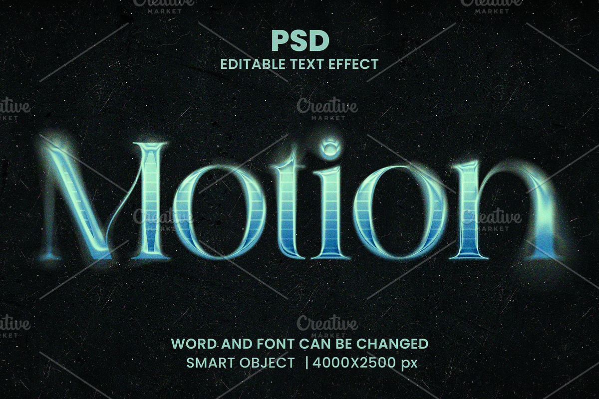 Motion Blur 3D Text Effect PSD, a Layer Style Add-On by bdrobin (Photo 2 of 2)