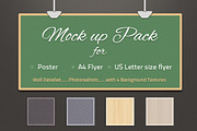 Photorealistic Poster & Flyer Mockup, a Print Template by Saptarang (Thumbnail 1 of 5)