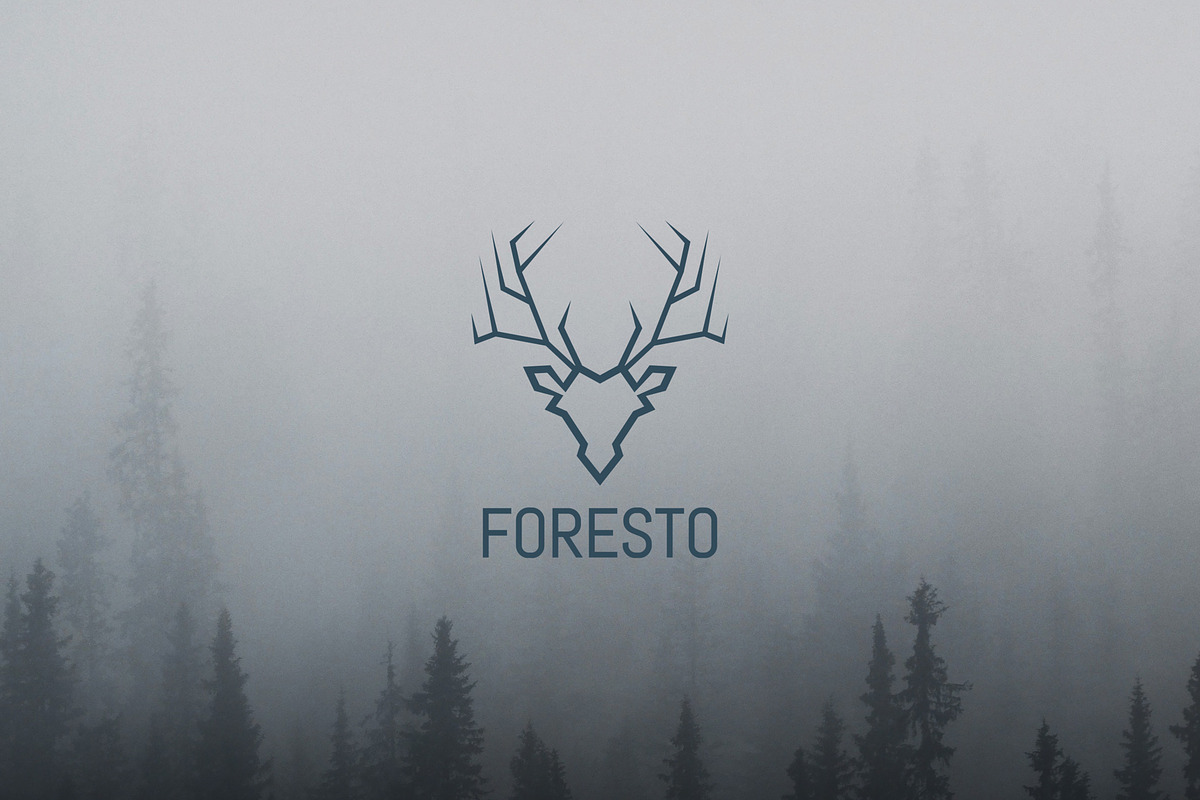 Deer Logo | Deer Head Forest Logo, a Branding & Logo Template by VectStock (Photo 4 of 6)