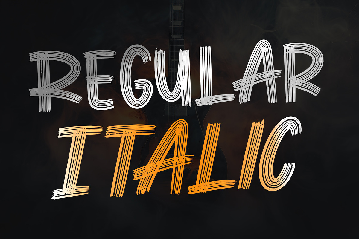 Rock Hustle - Brush Font, a Handwritten Font by Letterara (Photo 8 of 11)