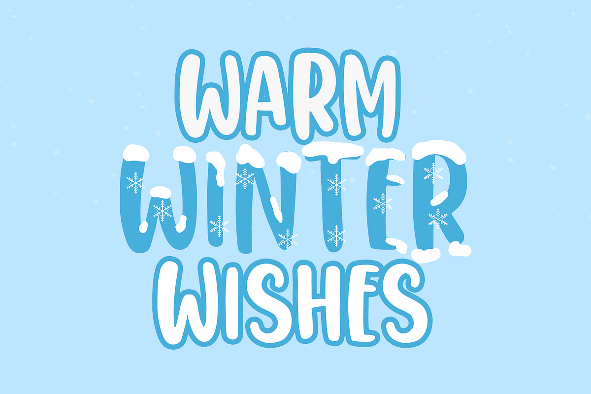 Snowy Night, a Sans Serif Font by Dm Studio (Photo 3 of 7)