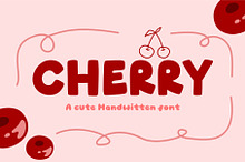 Cherry - cute handwritten font